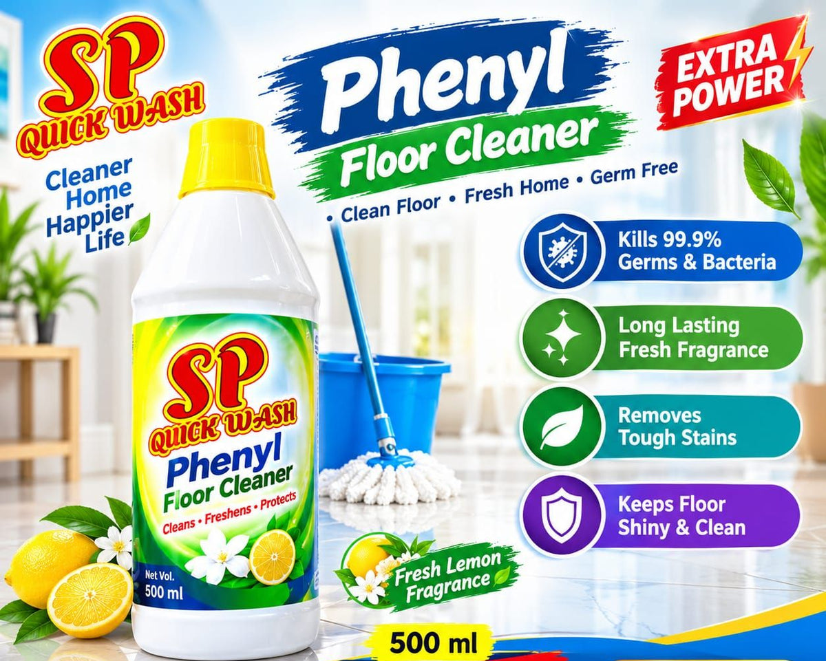 SP Quick Wash Phenyl Floor cleaner 500 ml